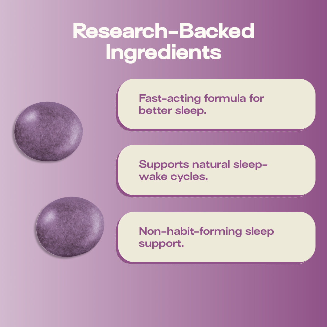 Two bags of Sourse Hair Grow vitamin-infused chocolate bites with purple candies.
