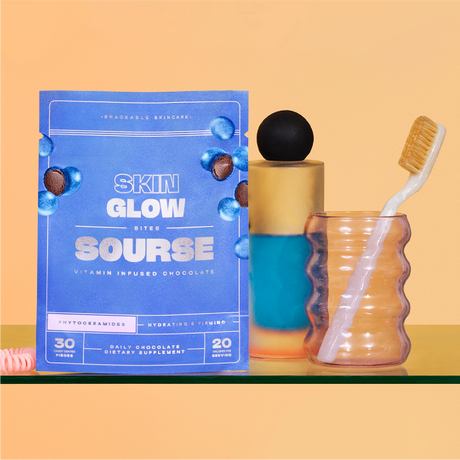 Collagen Infused Dark Chocolate Bites | Sourse Glow Bites